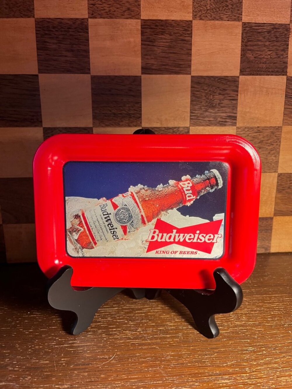 Budweiser Metal Tip Tray A941